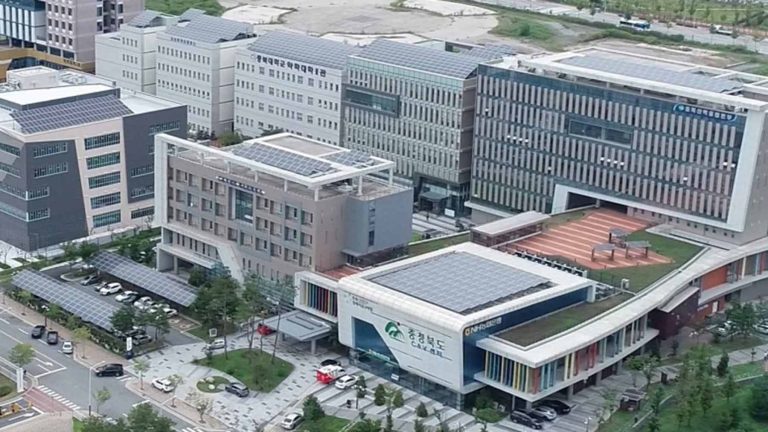 충청북도경제자유구역청전경